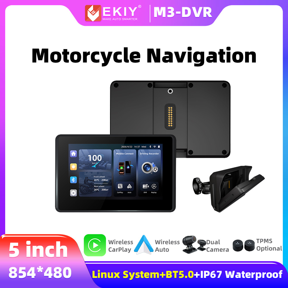 Motorcycle Gps Navigator Waterproof - EKIY 5 In Motorcycle Display Screen