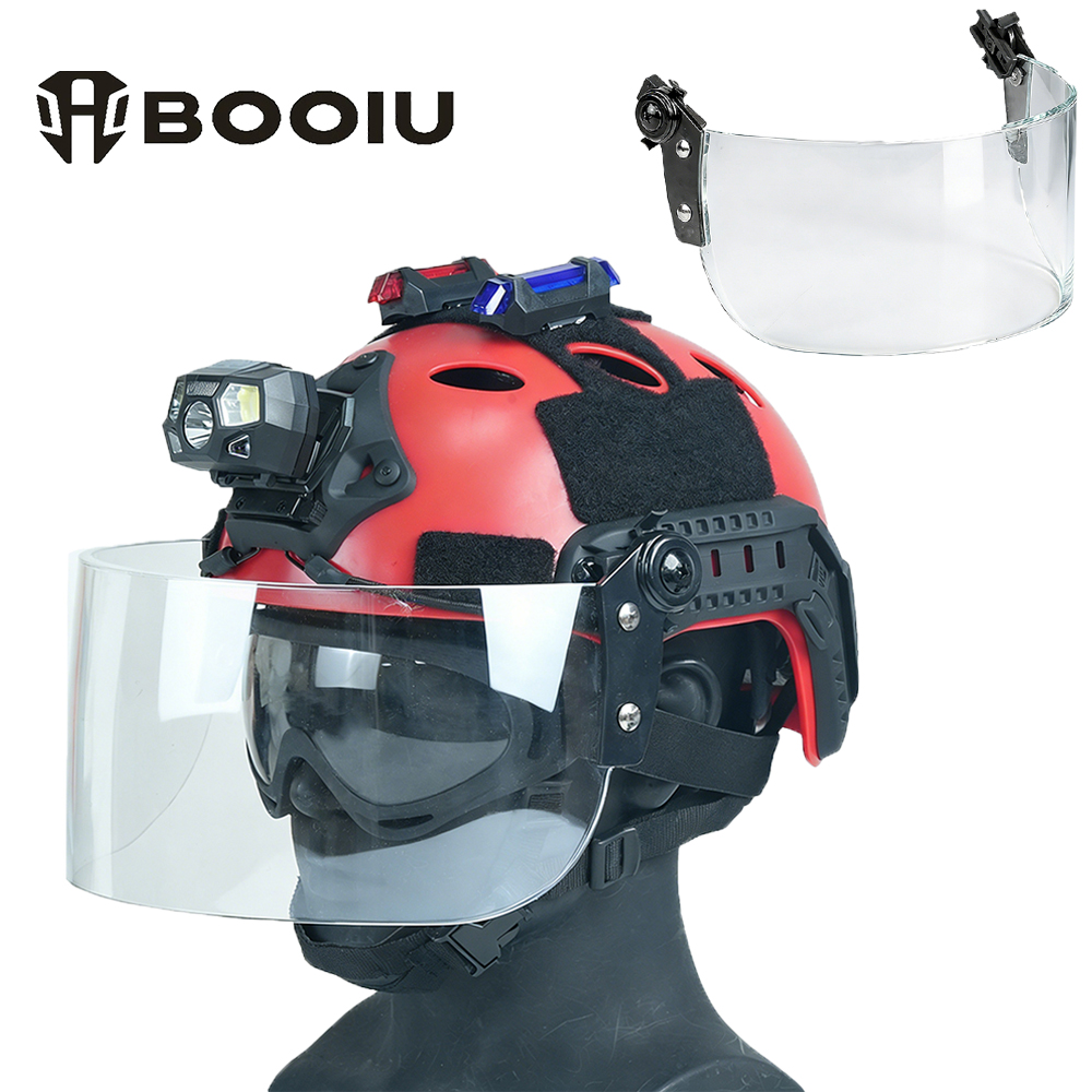 Helmet Headset Noise Cancellation - BOOIU FAST Helmet Protective Face Mask