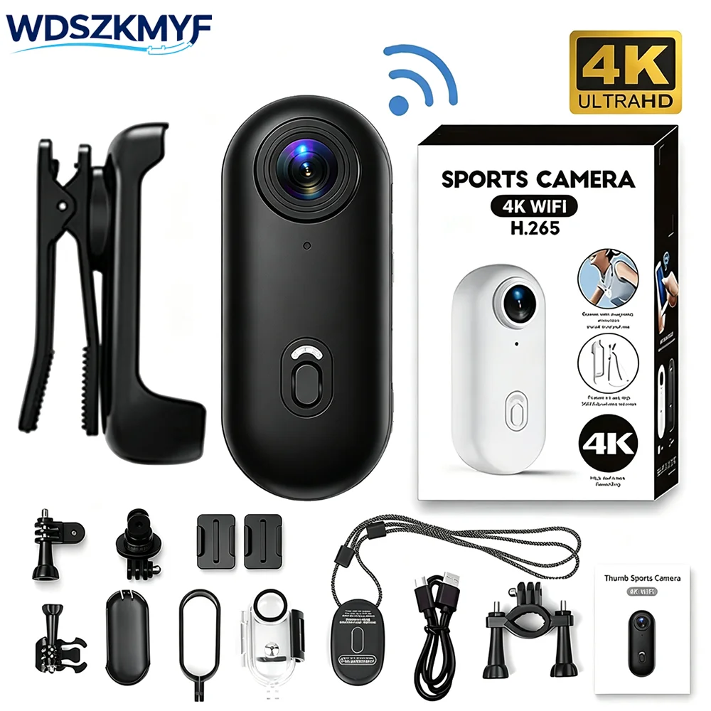 Helmet Camera 4K Wifi - 4K/1080P WiFi Magnetic Action Camera 1080P