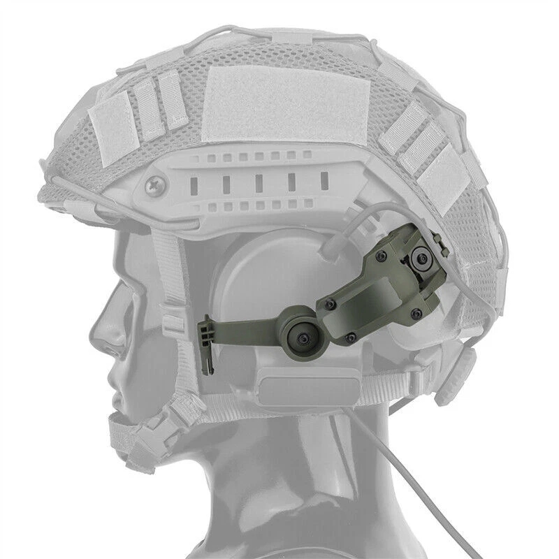 Helmet Headset Noise Cancellation - Helmet Rail Adapter For PELTOR CoTC