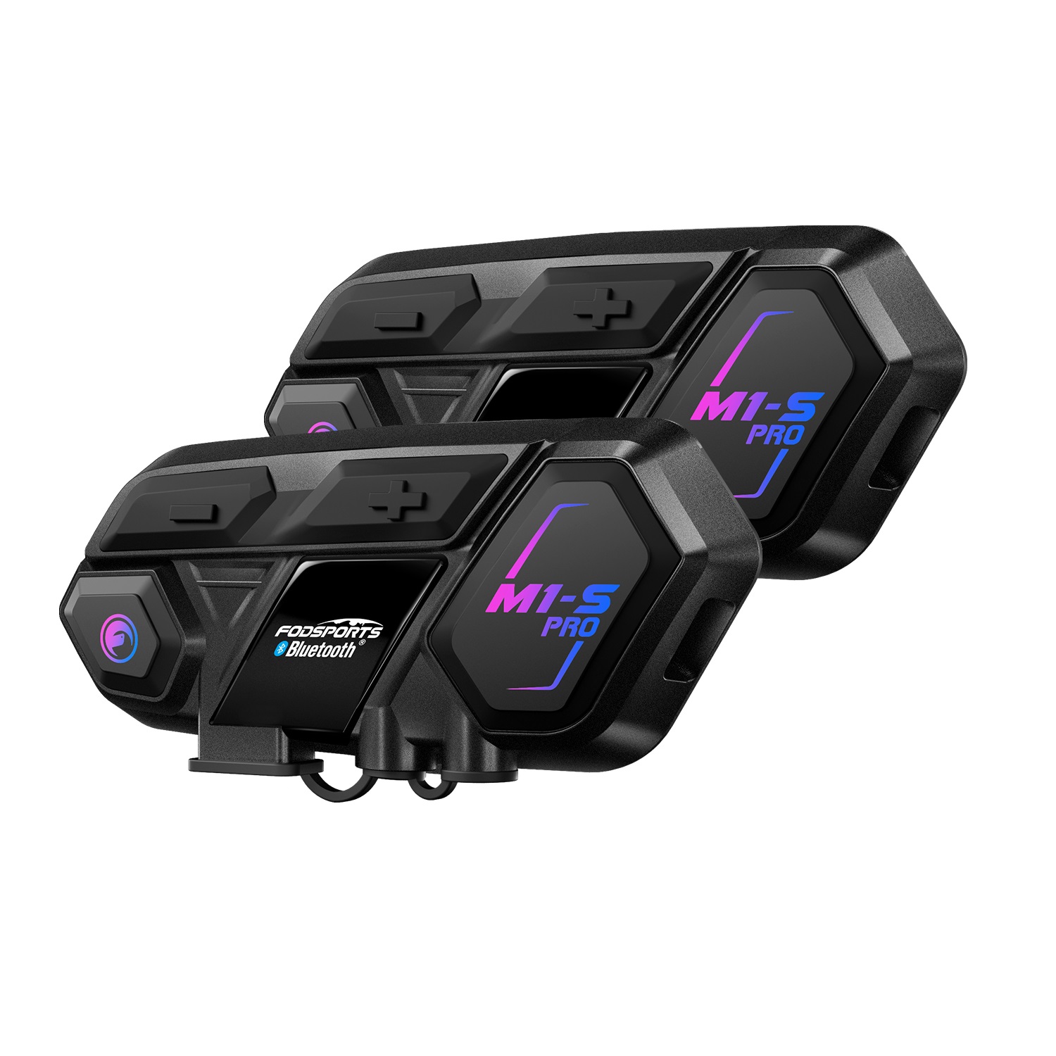 Motorcycle Intercom Group 10 Riders - 2 Pcs Fodsports M1-S Pro Motorcycle