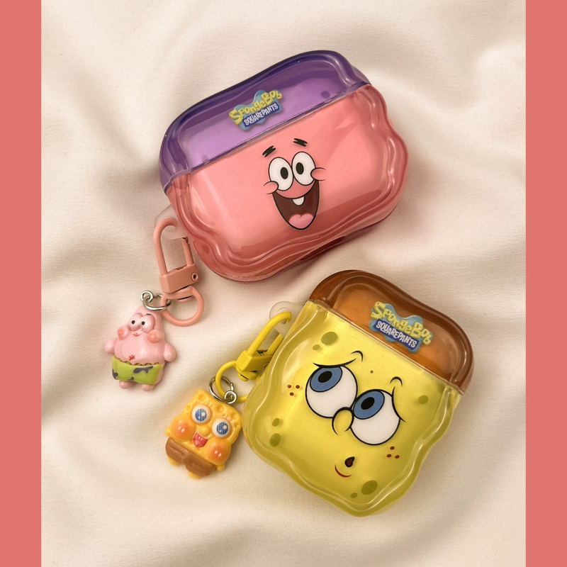 Helmet Bluetooth Headset Waterproof - Cute SpongeBob SquarePants Patrick Star Earphone