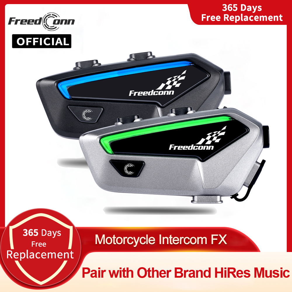 Motorcycle Helmet Intercom 6 Rider - Motorcycle Intercom Bluetooth Helmet Headset Freedconn