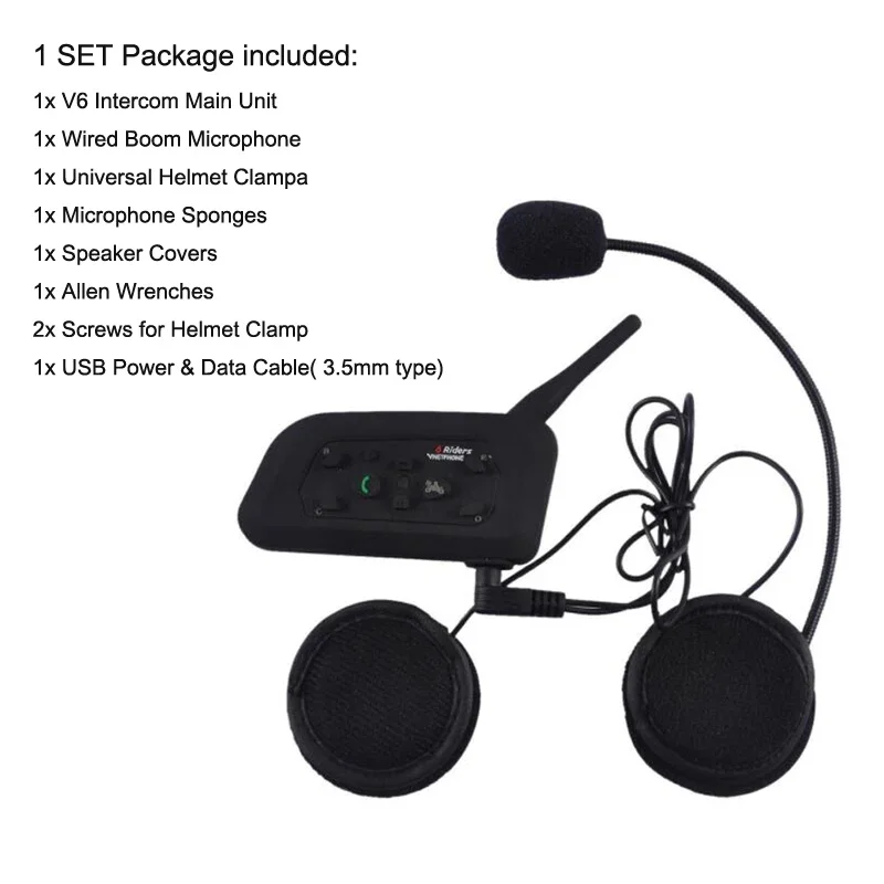 Vnetphone V6 1200M Motorcycle  - Motorcycle Helmet Intercom 6 Rider review and price
