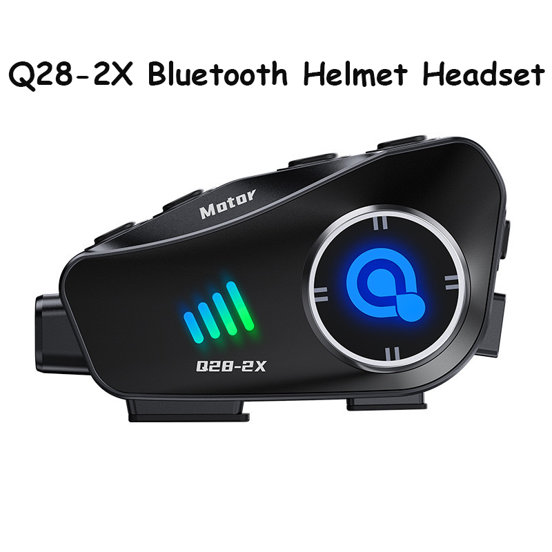 Q28-2X Motorcycle Bluetooth He - Helmet Communication System Camera review and price