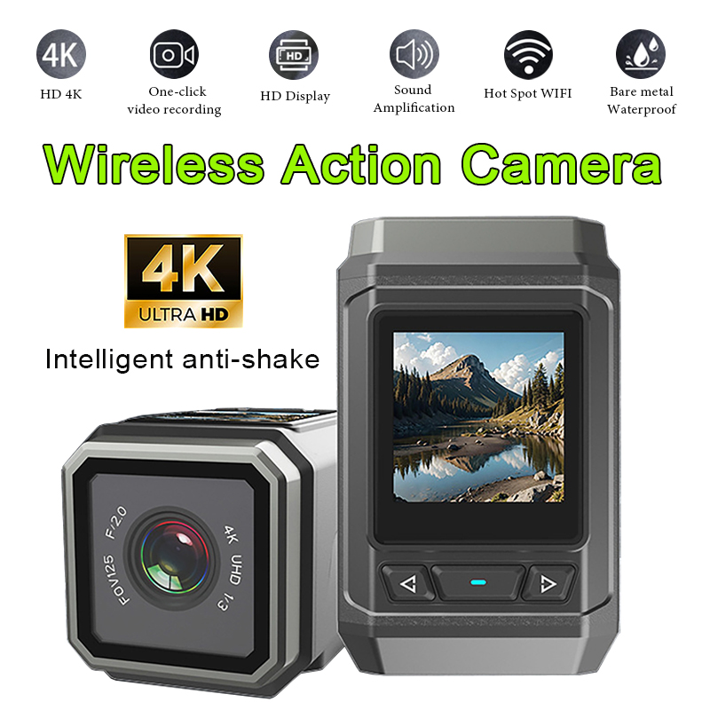 HD 4K Action Camera Wireless W - Helmet Bluetooth Headset Waterproof review and price