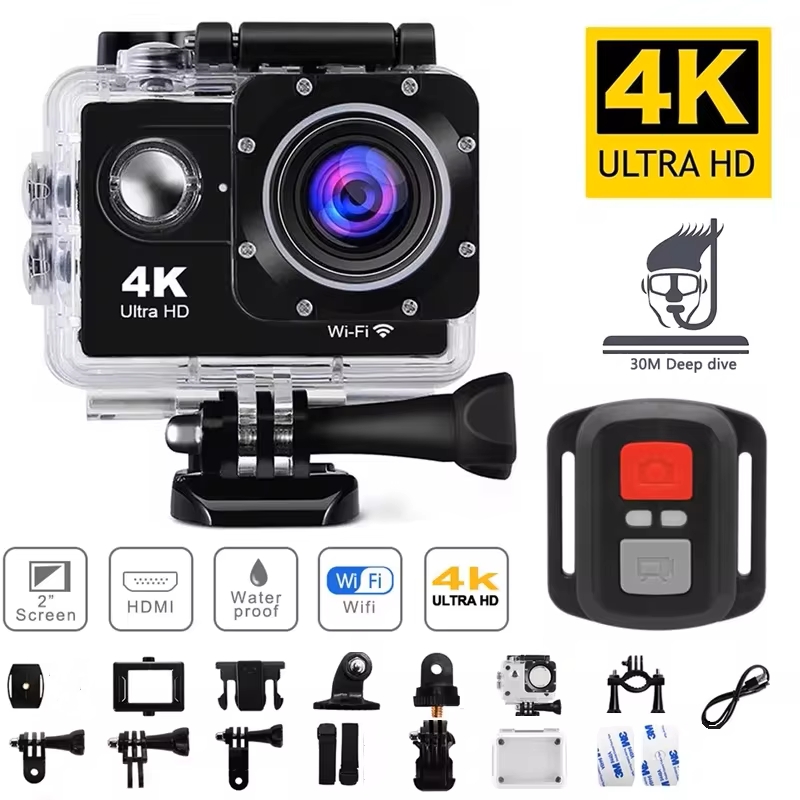 4K Action Camera 1080P/30FPS W - Helmet Communication System Camera review and price