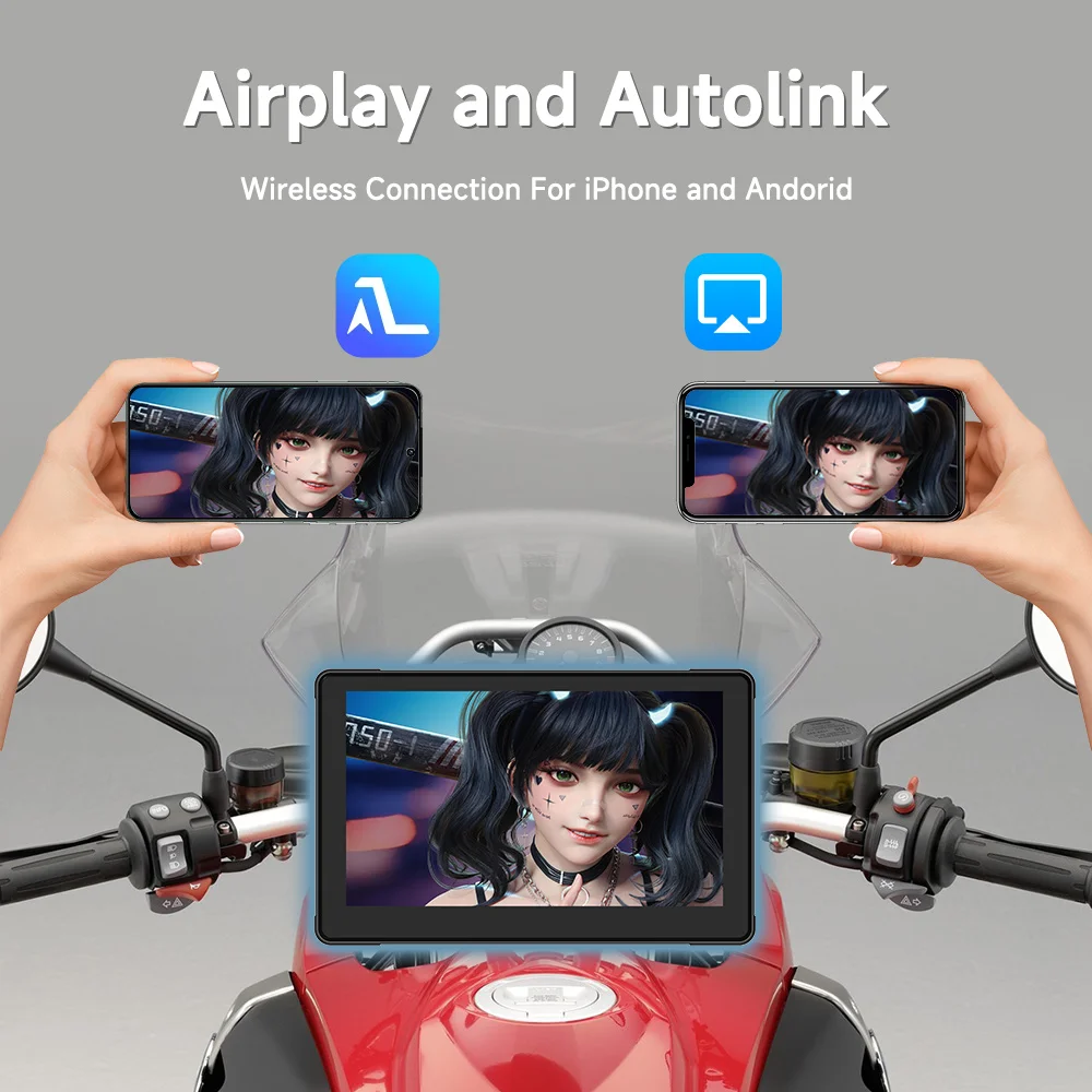 7 Inch Motorcycle Multimedia P - Motorcycle Gps Navigator Waterproof review and price