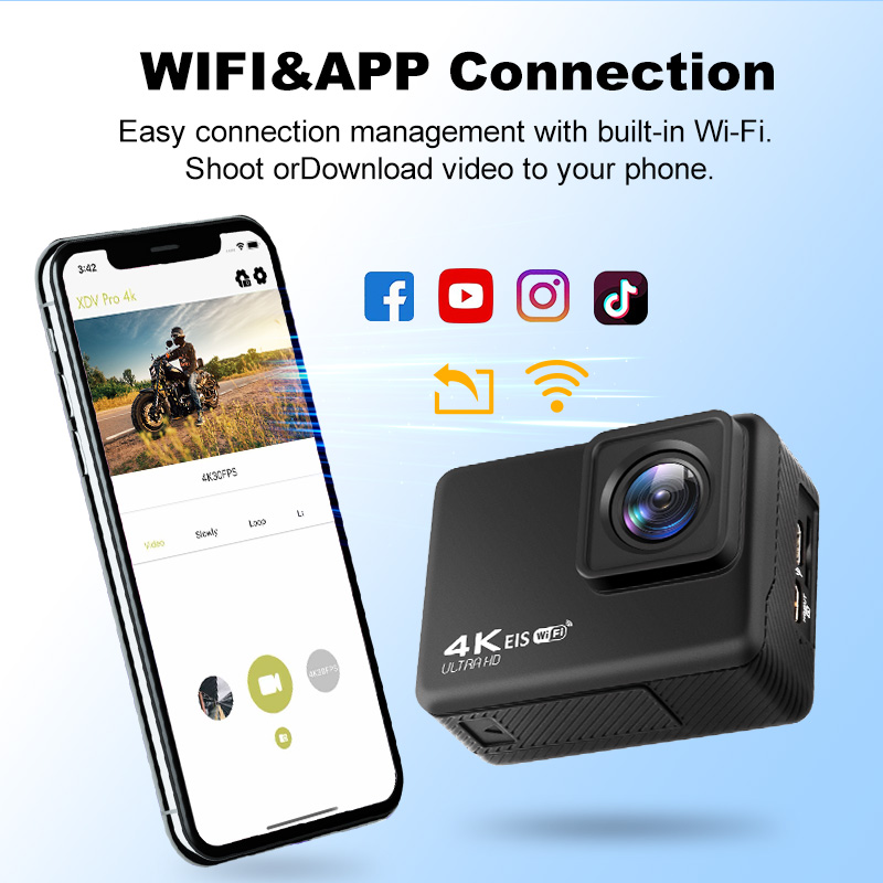 4K/60fps Action Camer  24MP Wi - Helmet Camera 4K Wifi review and price