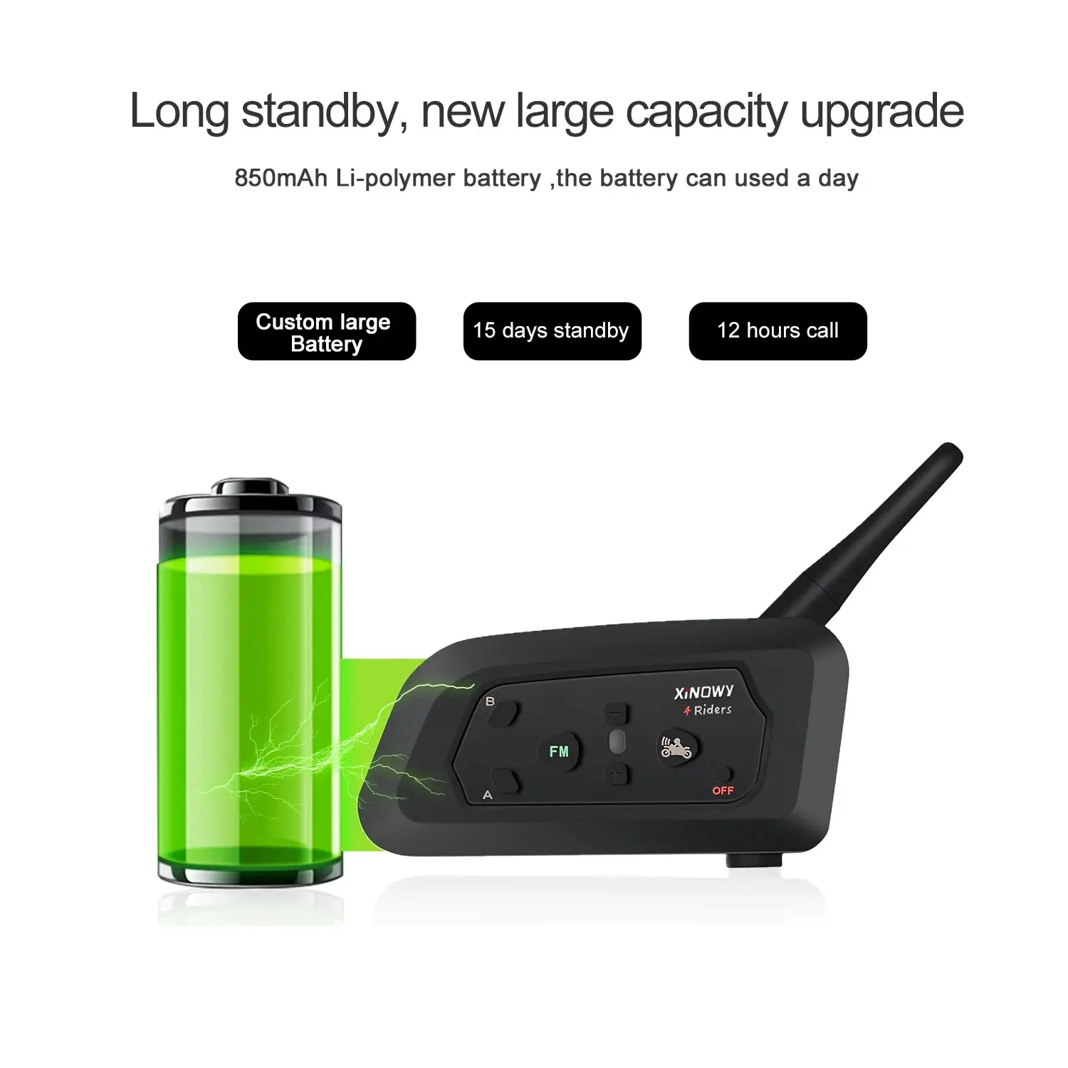XINOWY 1-4PCS V4C Full-Duplex  - Bluetooth Headset Helmet 1000M review and price
