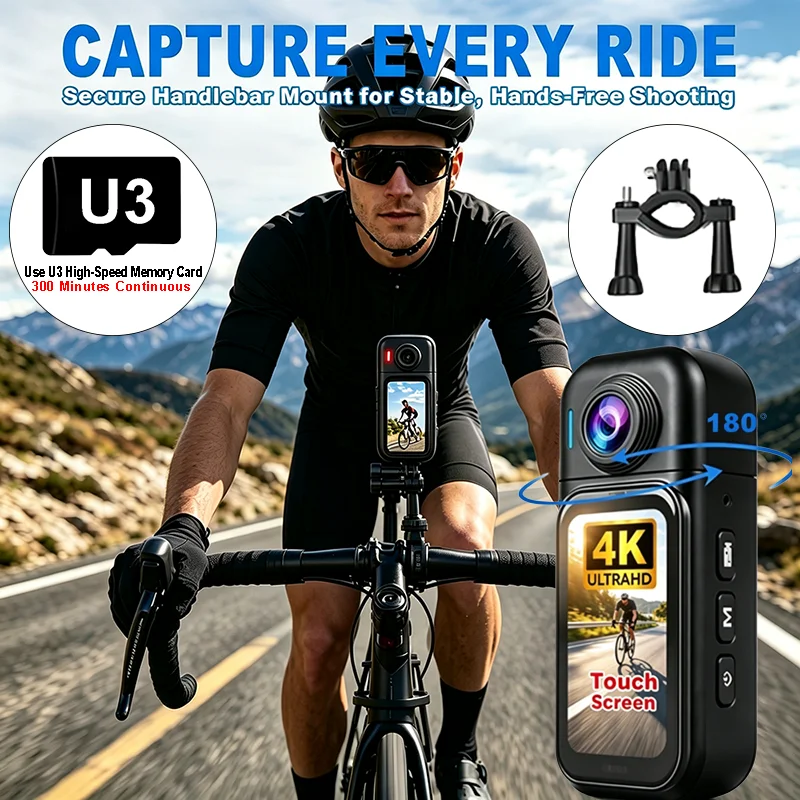 Sports Outdoor Mini Camera 4K/ - Helmet Camera 4K Wifi review and price