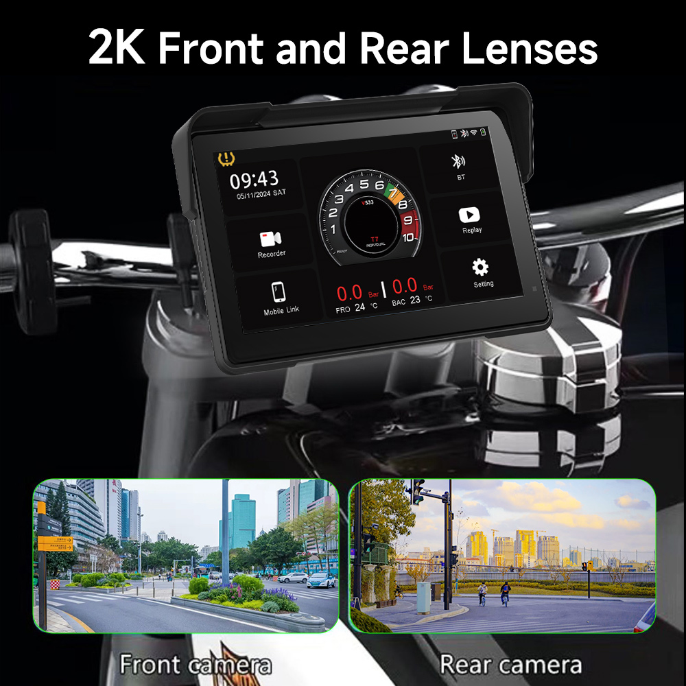 7 Inch Motorcycle Multimedia P - Motorcycle Gps Navigator Waterproof review and price
