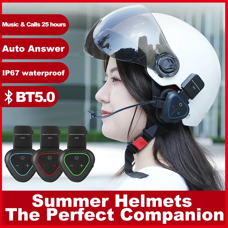 LX1 Motorcycle Summer Helmet S - Motorcycle Intercom With Fm Radio review and price