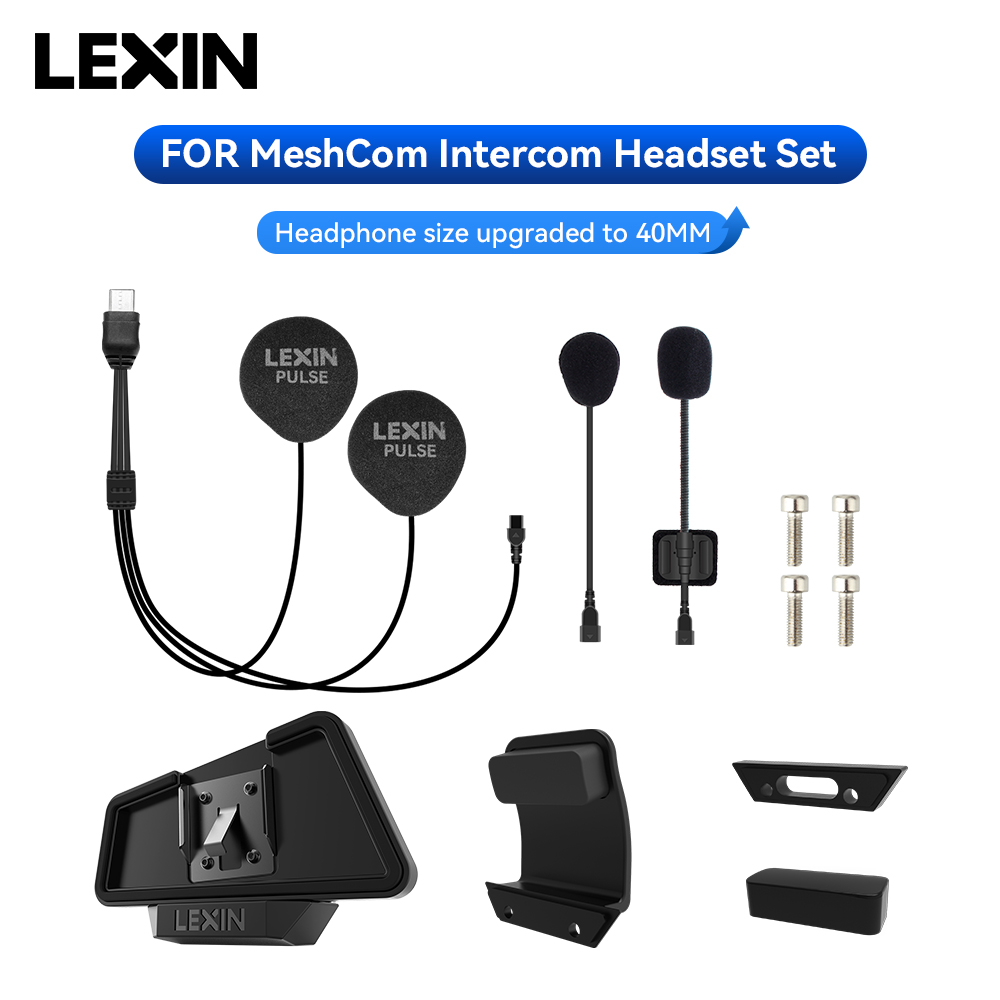 LEXIN-MeshCom Mesh Intercom 40 - Helmet Headset Noise Cancellation review and price