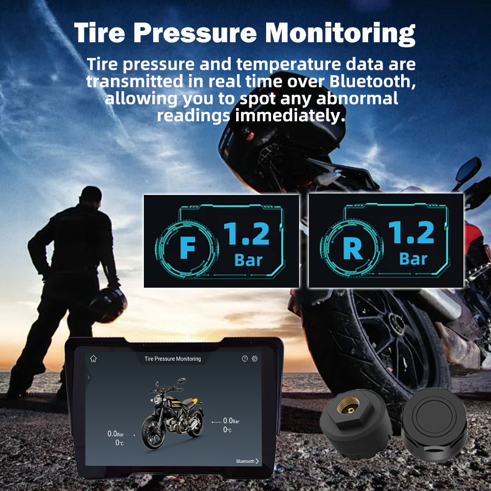 Android 12 Motorcycle CarPlay  - Motorcycle Gps Navigator Waterproof review and price
