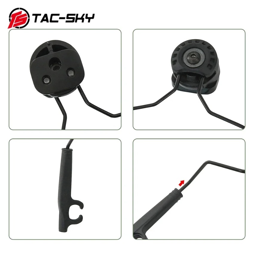 TS TAC-SKY Tactical Helmet Hea - Helmet Headset Noise Cancellation review and price