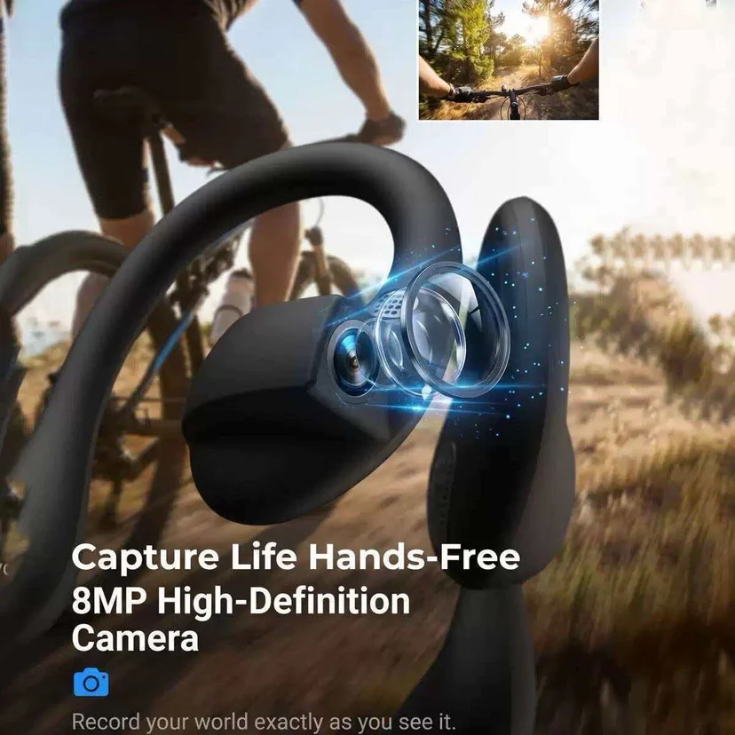 4K Smart Headphones  8MP Camer - Helmet Communication System Camera review and price