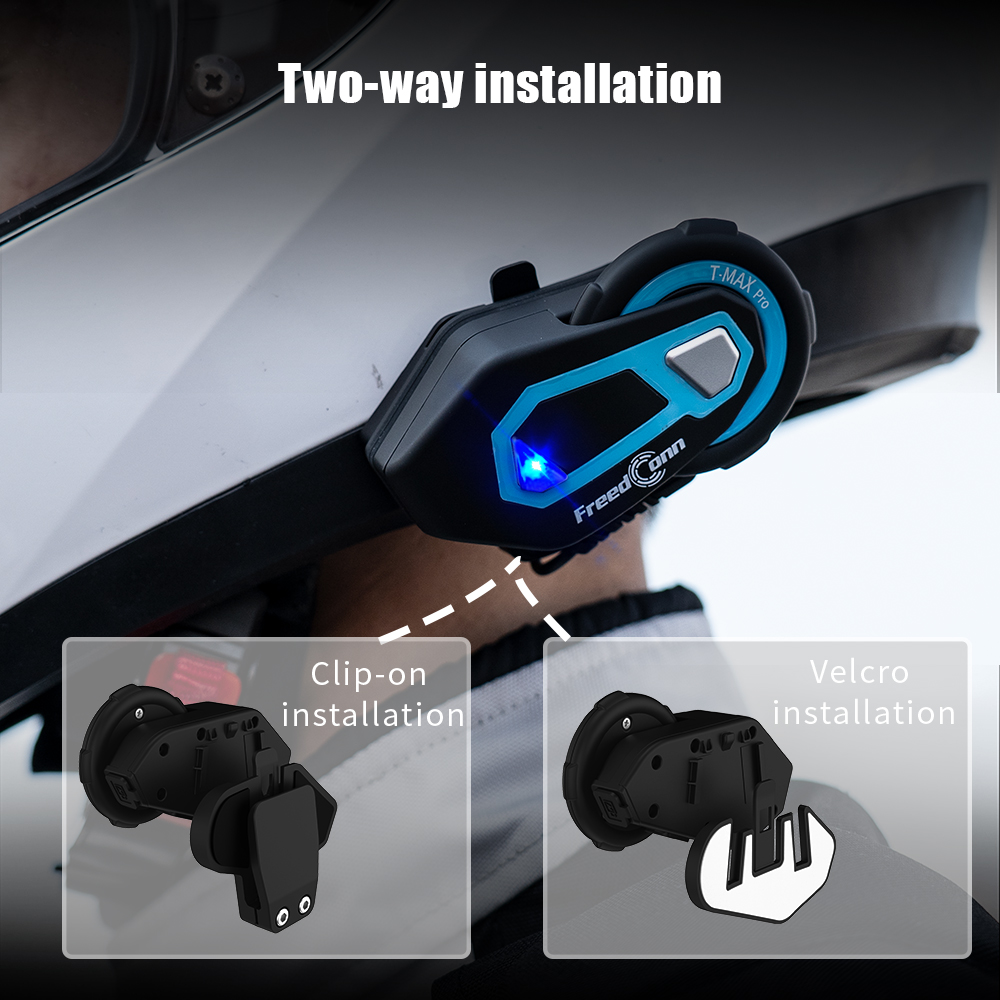 Freedconn T Max Pro Motorcycle - Motorcycle Helmet Intercom 6 Rider review and price