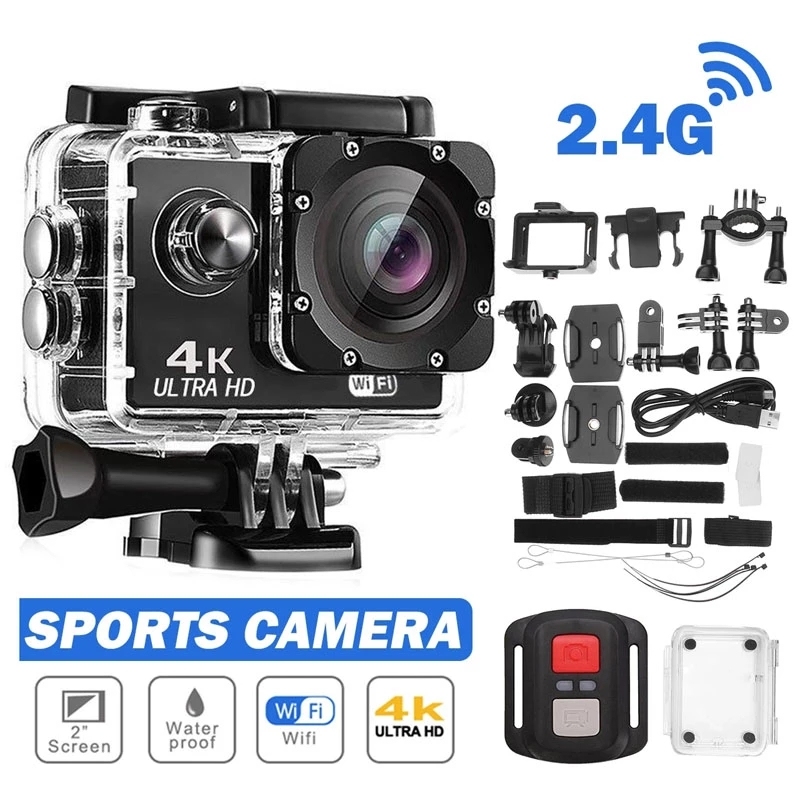Action Camera Ultra HD 4K/30fp - Helmet Communication System Camera review and price