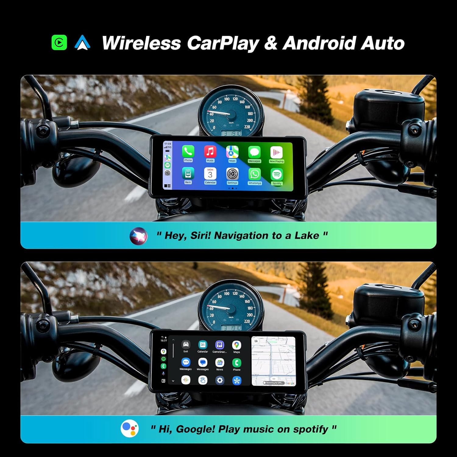 Portable 6.86 inch Motorcycle  - Motorcycle Gps Navigator Waterproof review and price