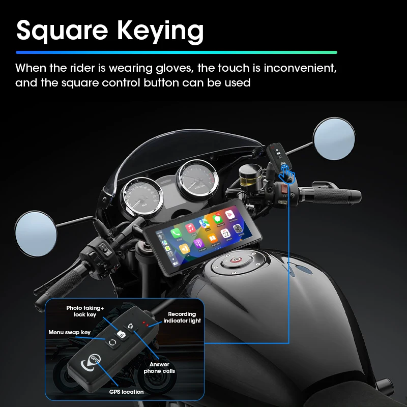 Portable 6.86 inch Motorcycle  - Motorcycle Gps Navigator Waterproof review and price