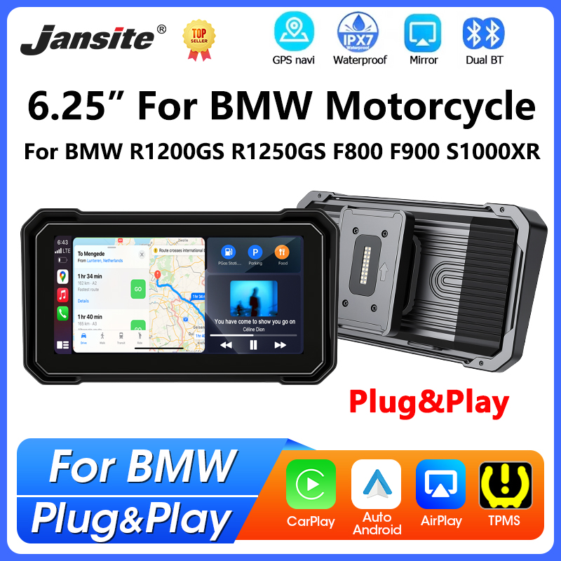 Jansite Portable 6.25 inch For - Motorcycle Gps Navigator Waterproof review and price