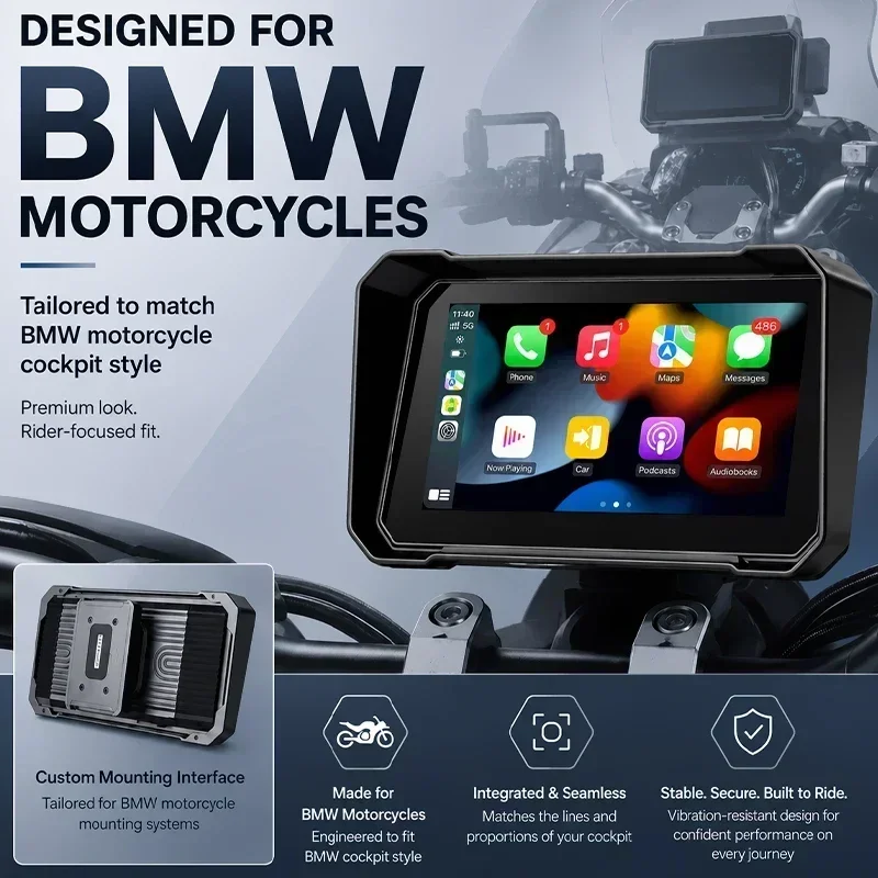 Jansite Portable 6.25 inch For - Motorcycle Gps Navigator Waterproof review and price