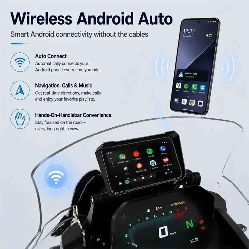 Jansite Portable 6.25 inch For - Motorcycle Gps Navigator Waterproof review and price