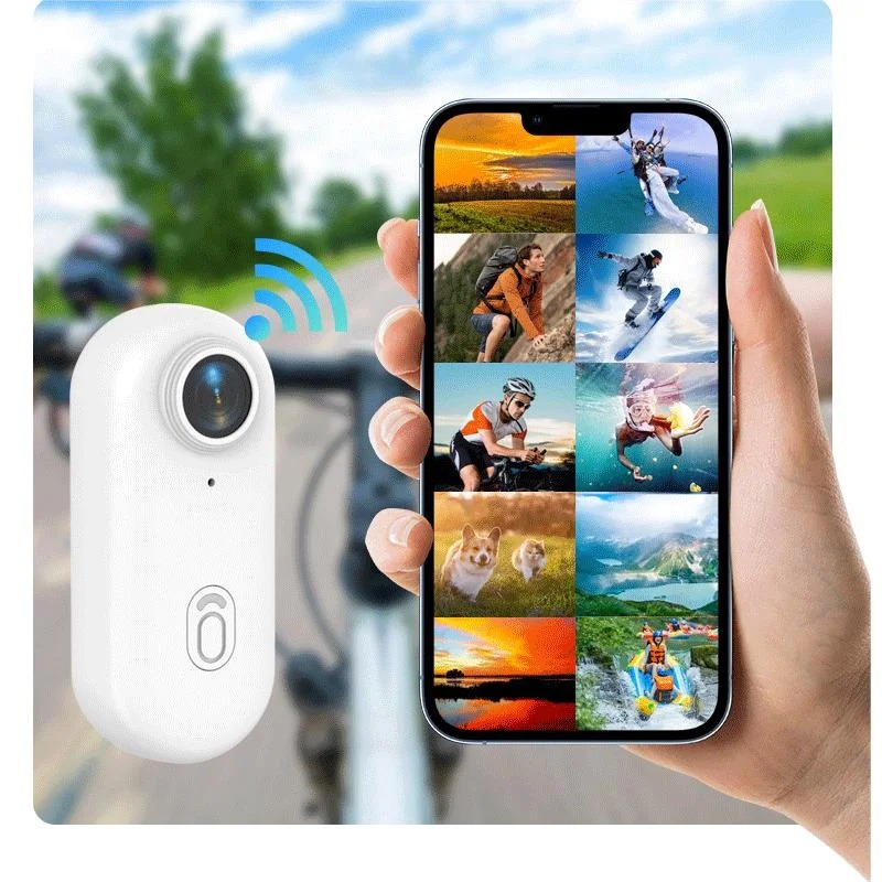 Magnetic 4K Mini Action Camera - Helmet Camera 4K Wifi review and price