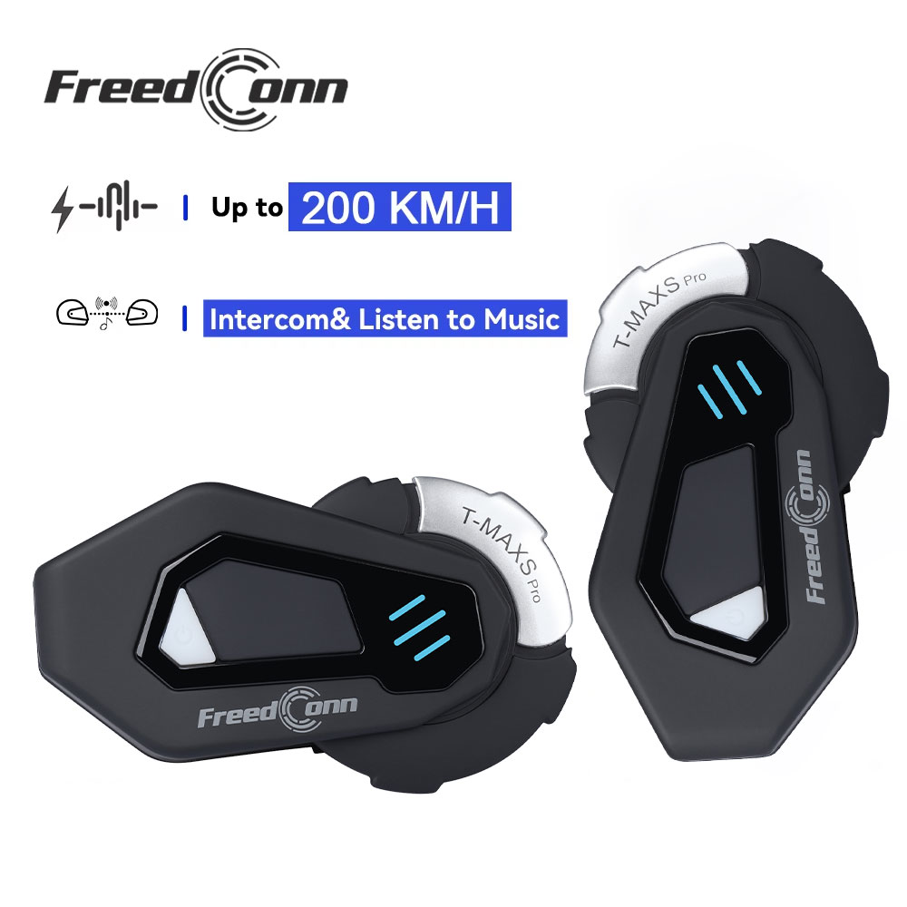 FreedConn T MAX S PRO Motorcyc - Motorcycle Helmet Intercom 6 Rider review and price