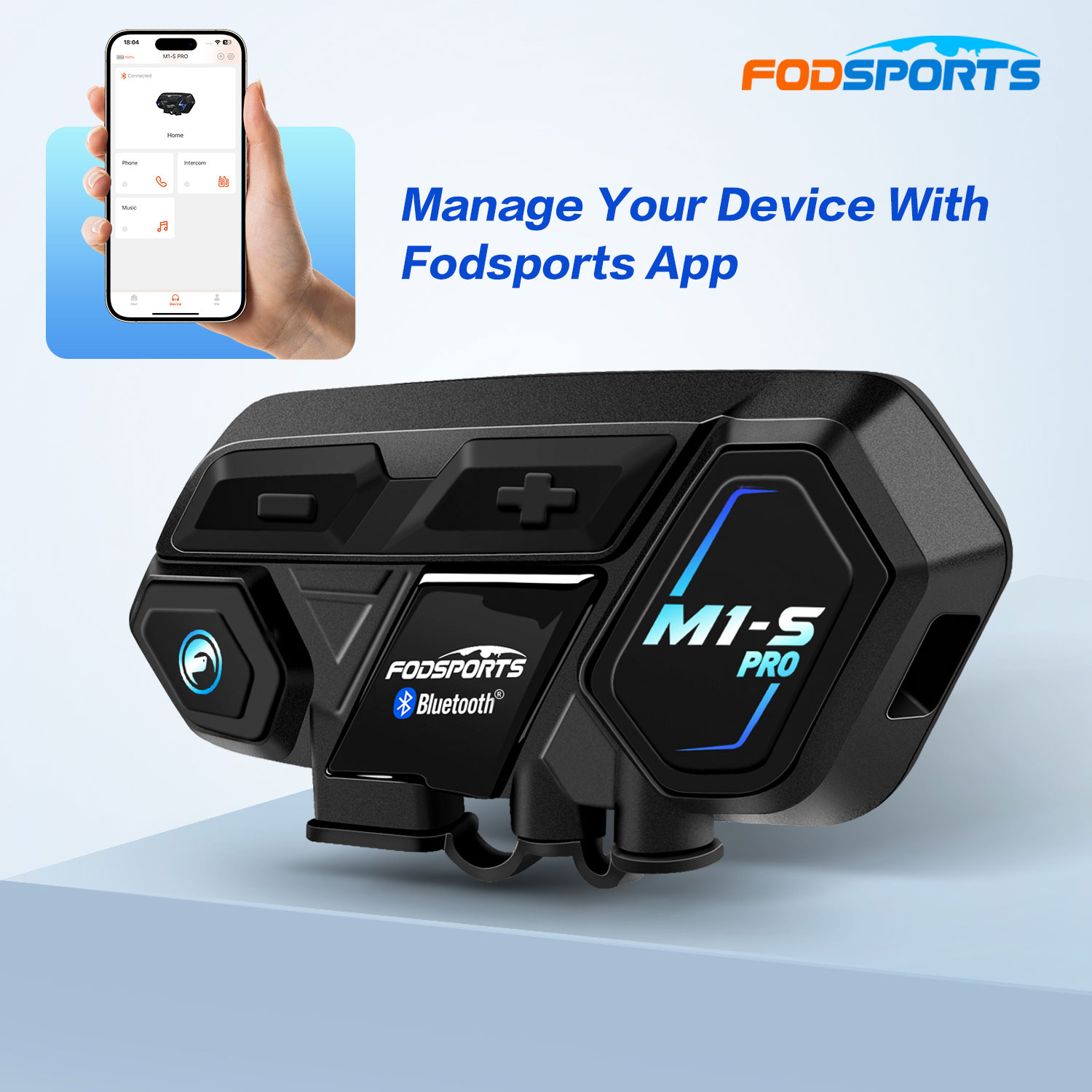 Fodsports M1-S Pro Motorcycle  - Motorcycle Intercom Mesh 2000M review and price