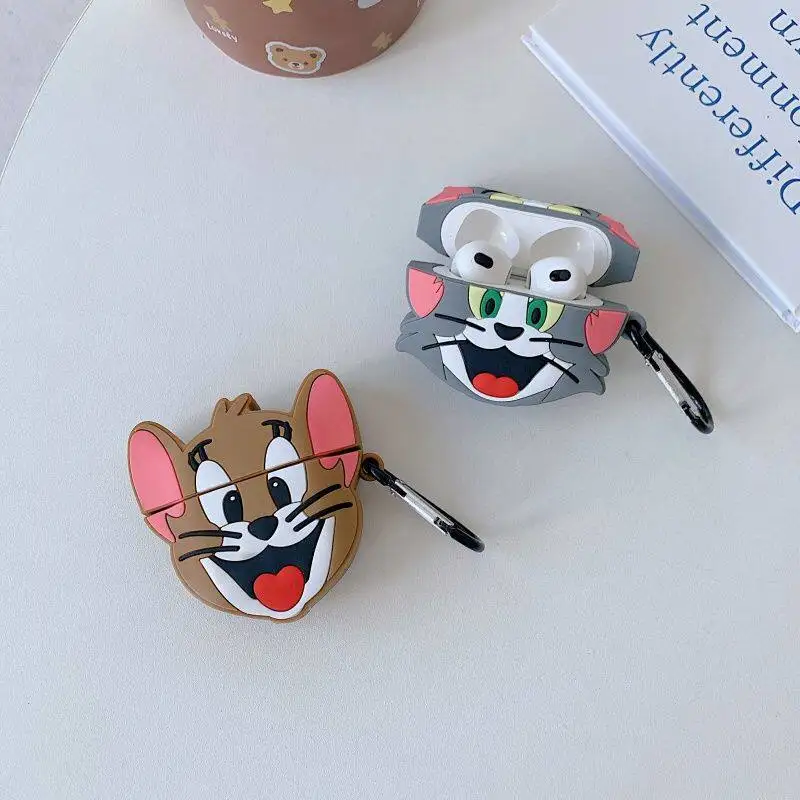3D Cute Cartoon Tom and Jerry  - Helmet Bluetooth Headset Waterproof review and price