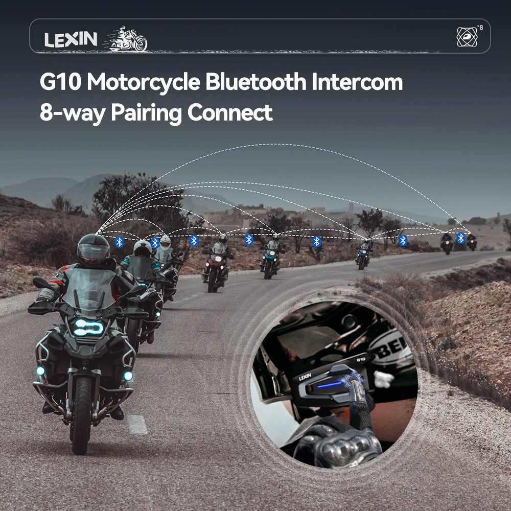 NEW-LEXIN G10 Motorcycle Helme - Motorcycle Intercom With Fm Radio review and price