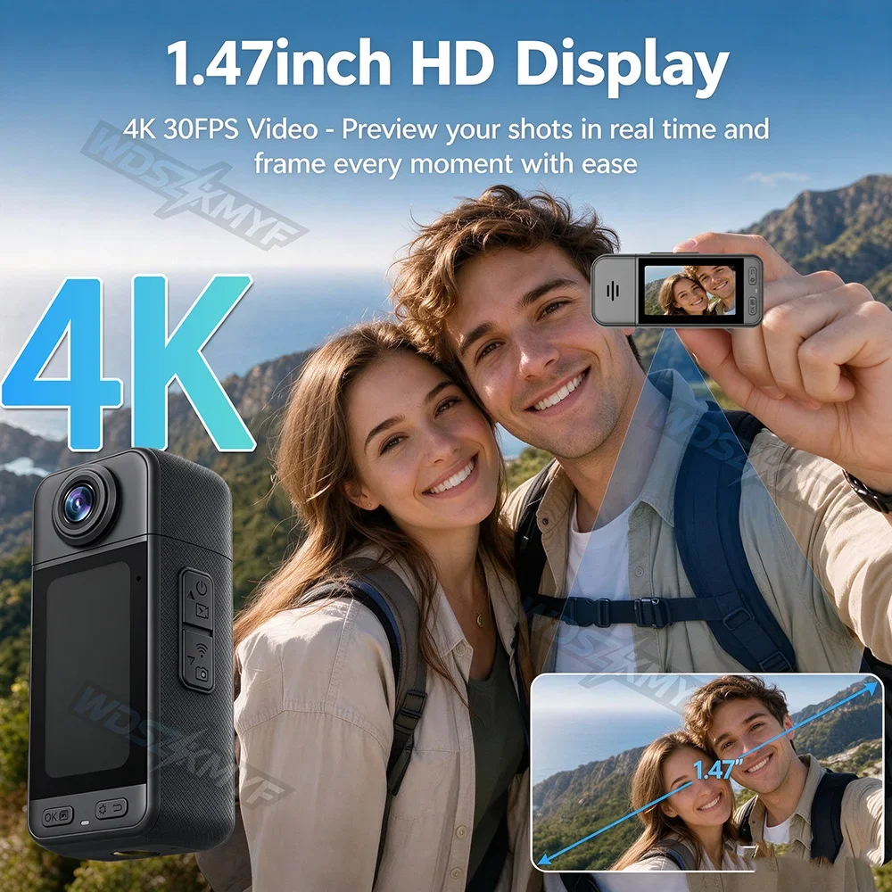 4K Thumb Action Camera 1.47