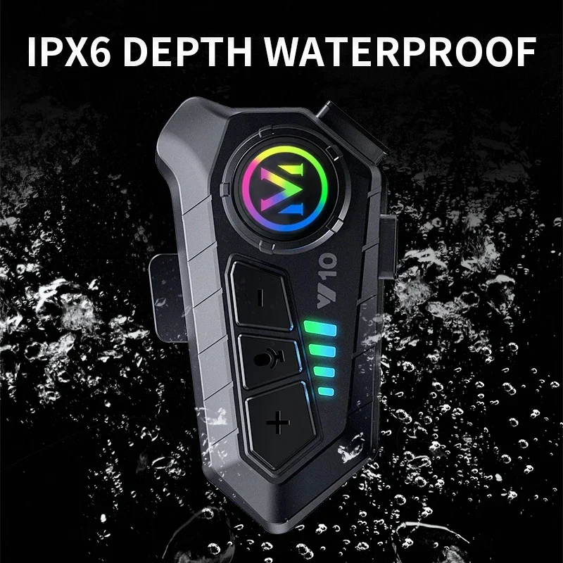 Y10 Motorcycle Bluetooth 5.3 H - Motorcycle Intercom With Fm Radio review and price