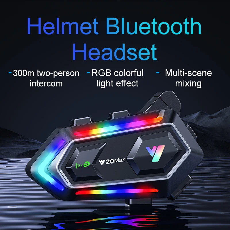 Y20 MAX Motorcycle Helmet Blue - Helmet Bluetooth Headset Waterproof review and price