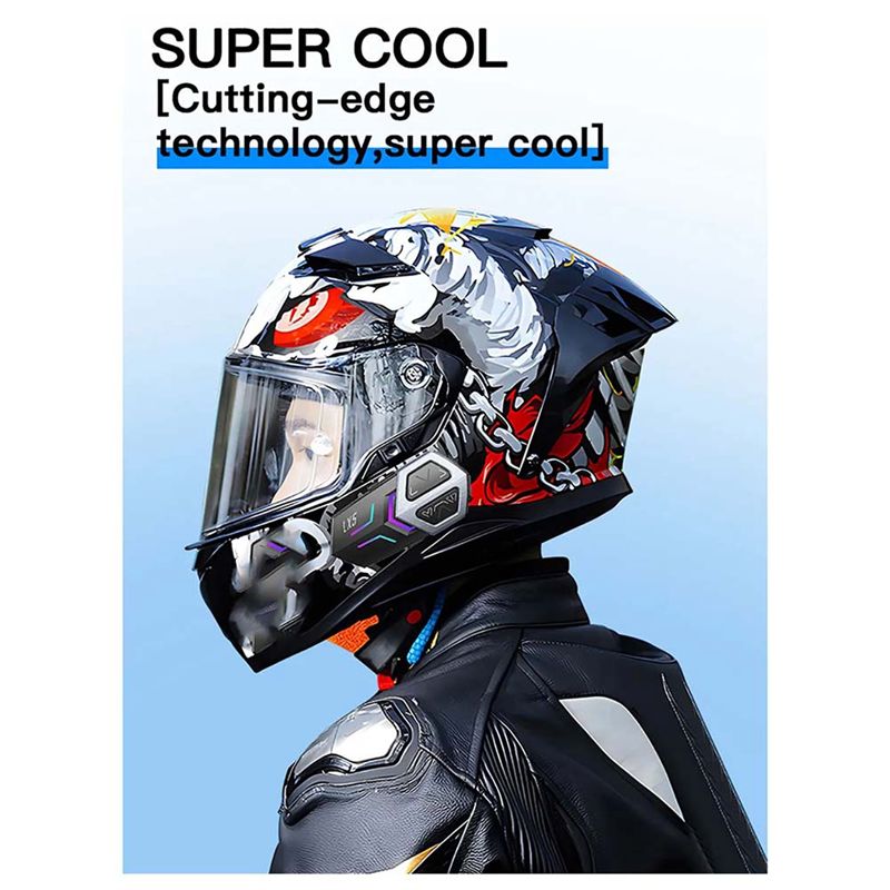 AASS-LX5 Motorcycle Helmet Hea - Motorcycle Intercom Mesh 2000M review and price