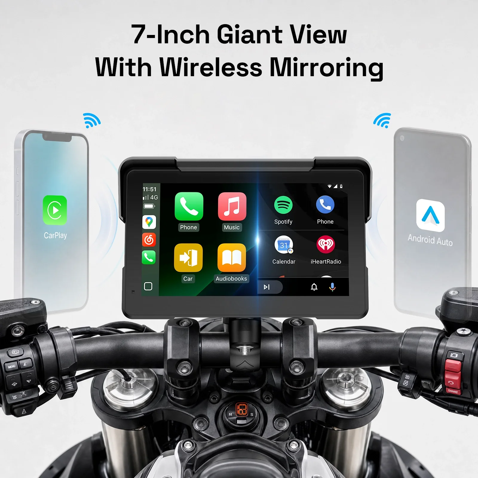 Aoocci C7 7in Motorcycle Carpl - Motorcycle Gps Navigator Waterproof review and price