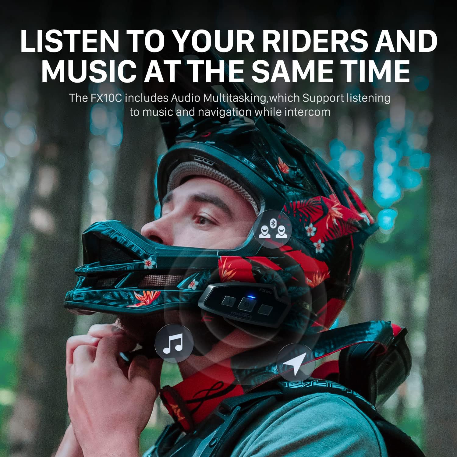 Fodsports FX 10C Motorcycle Me - Bluetooth Headset Helmet 1000M review and price