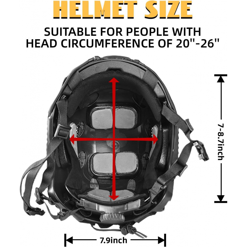 Adjustable Tactical Helmet wit - Helmet Headset Noise Cancellation review and price