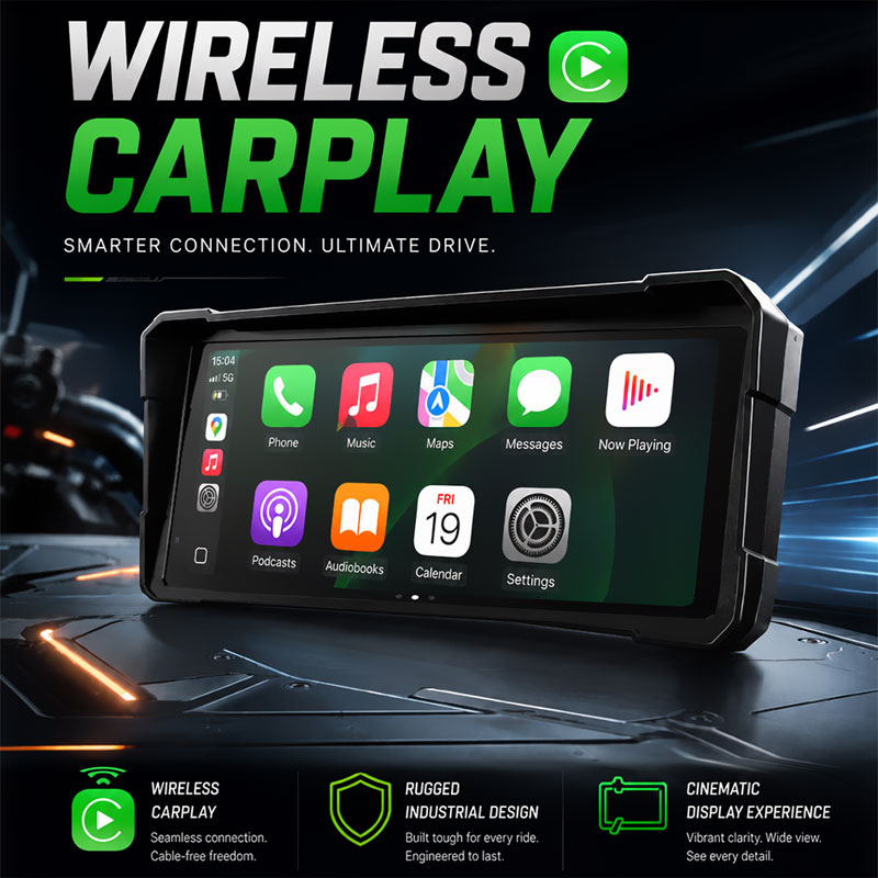 10.26 inch Motorcycle Carplay  - Motorcycle Gps Navigator Waterproof review and price