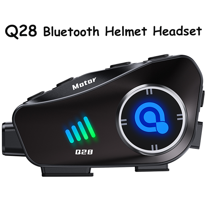 Q28 Bluetooth Motorcycle Helme - Helmet Communication System Camera review and price