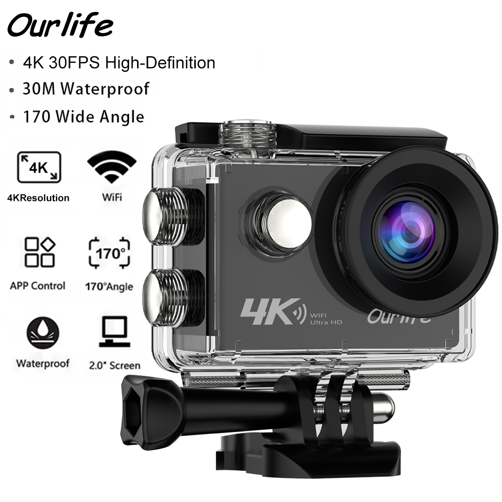 Ourlife 4K Action Camera Ultra - Helmet Communication System Camera review and price