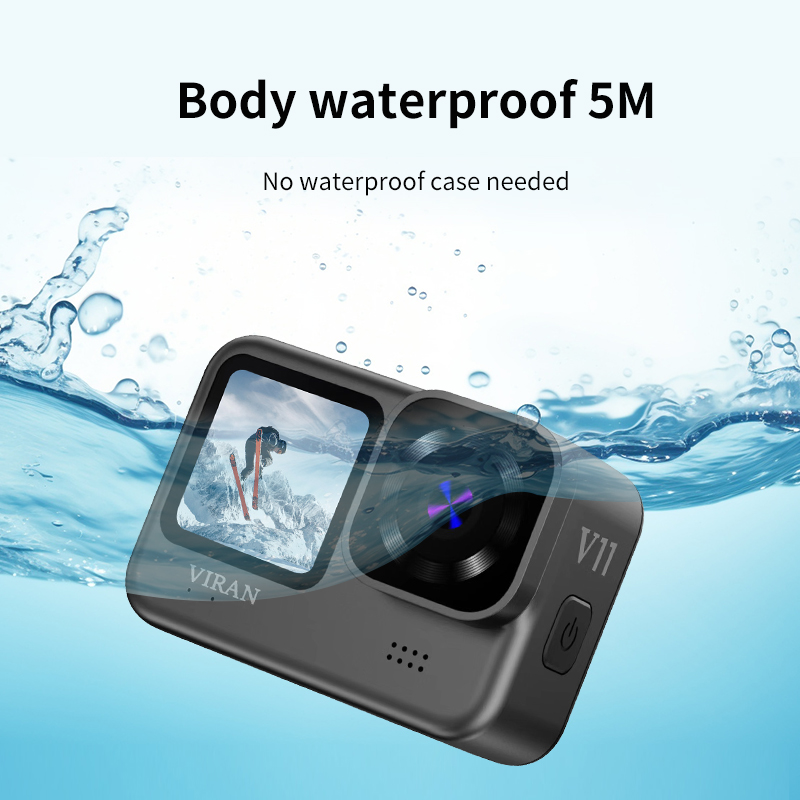 VIRAN V11 5K 4K60FPS Action Ca - Helmet Communication System Camera review and price
